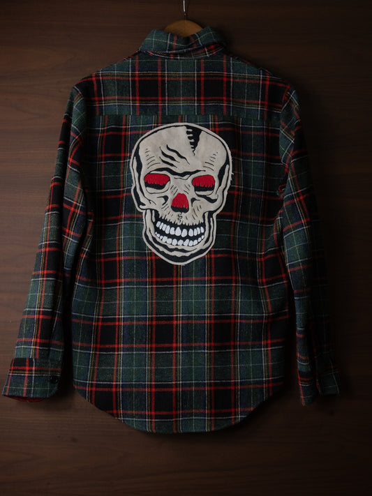 Flannel Skull Shirt