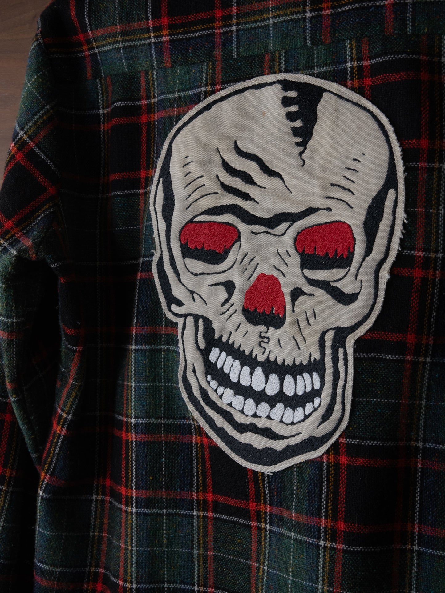 Flannel Skull Shirt