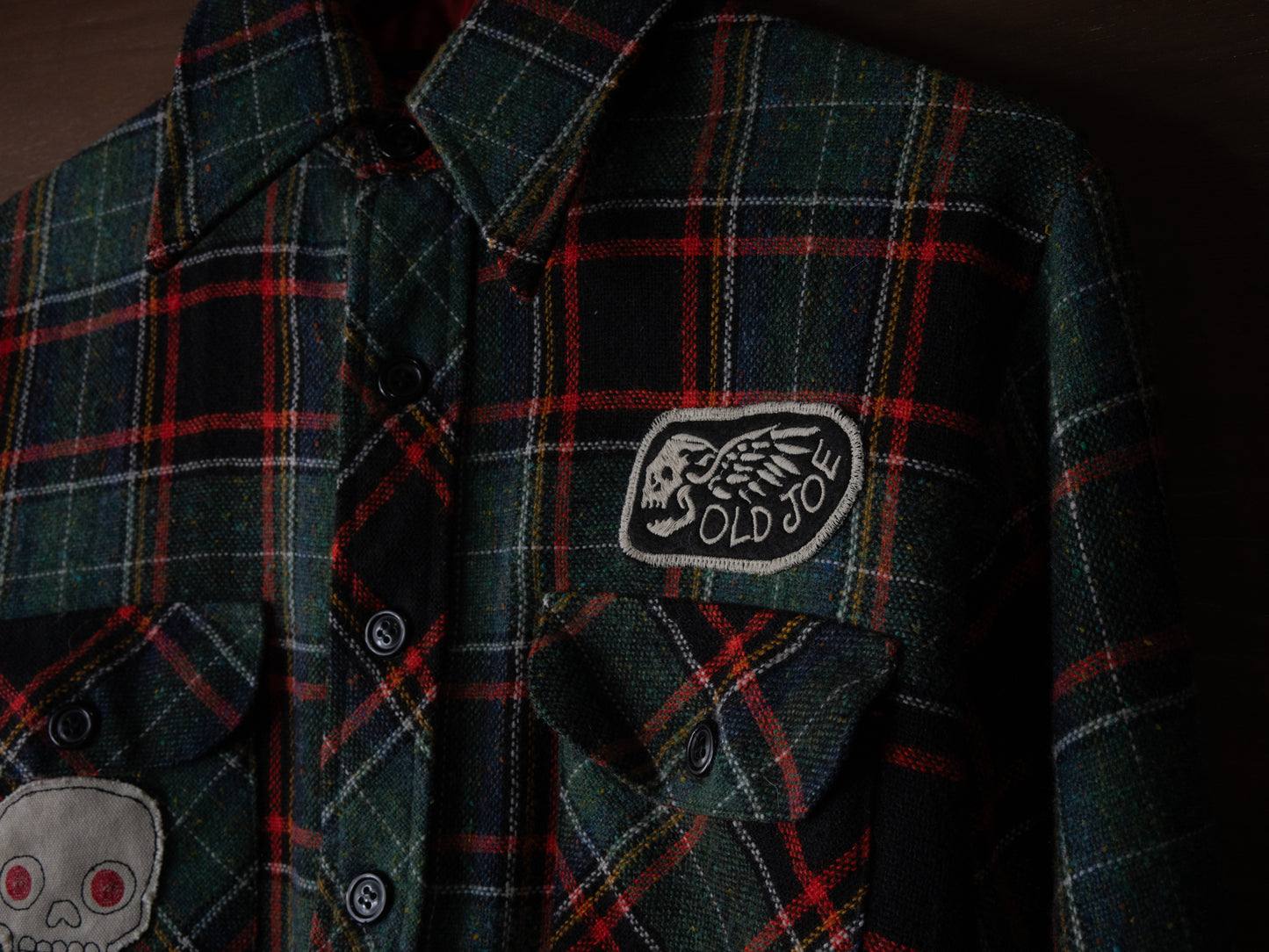 Flannel Skull Shirt