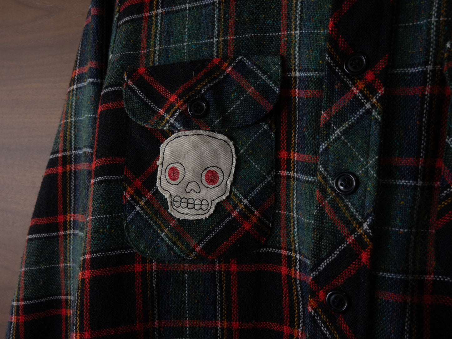 Flannel Skull Shirt