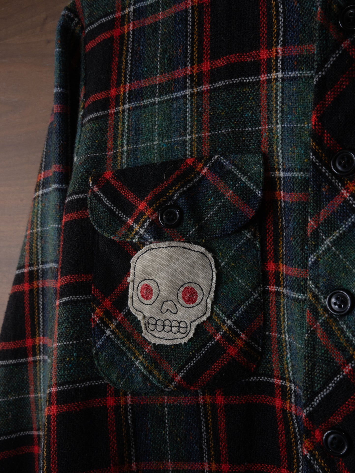 Flannel Skull Shirt