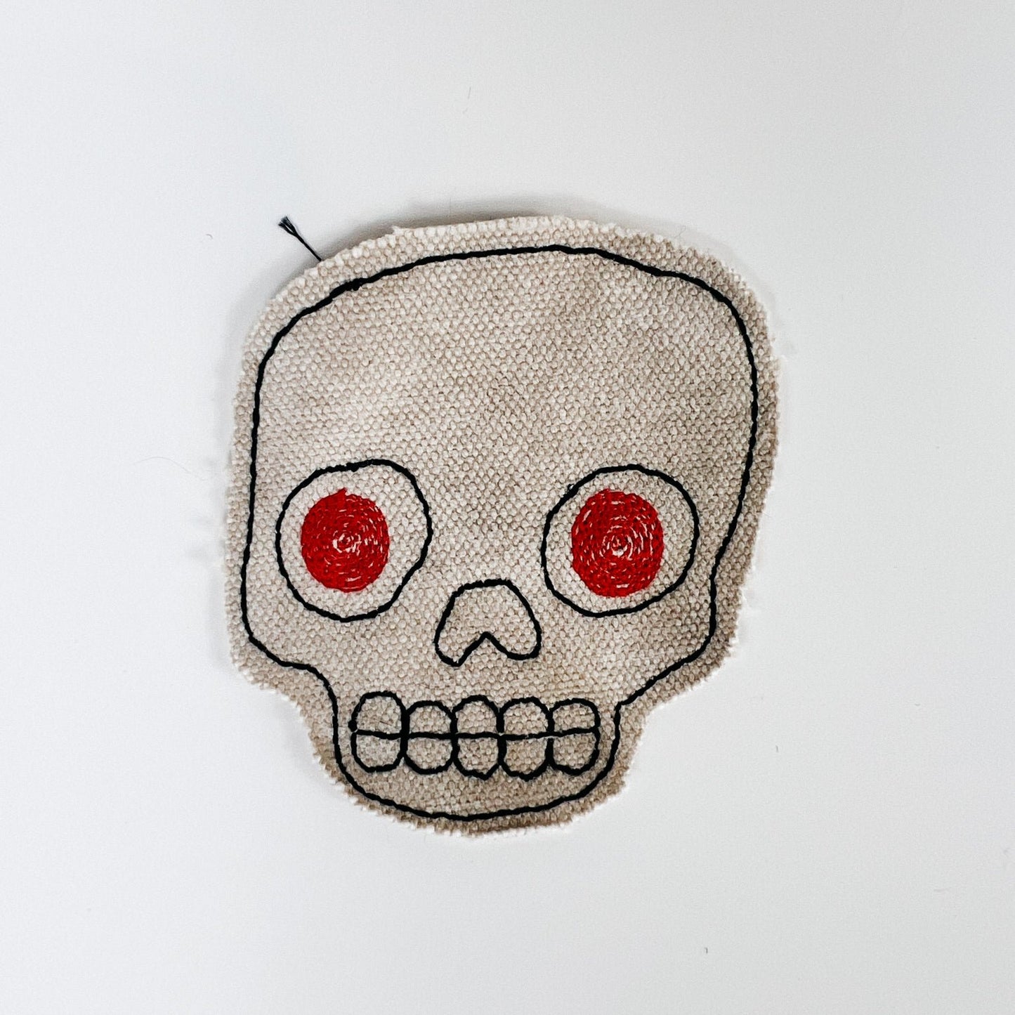 Red Eye Skull Patch