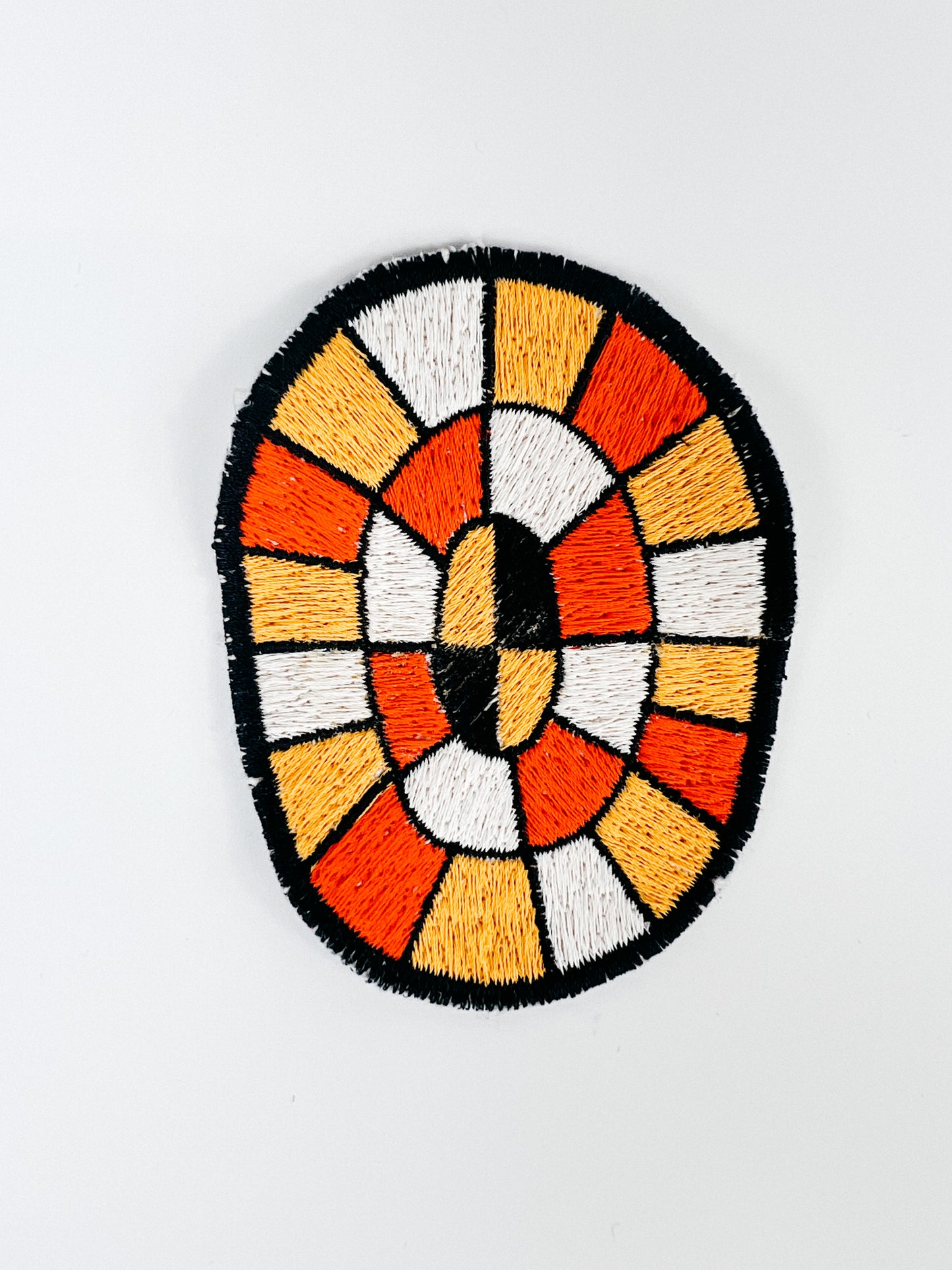 Orange Color Block Patch